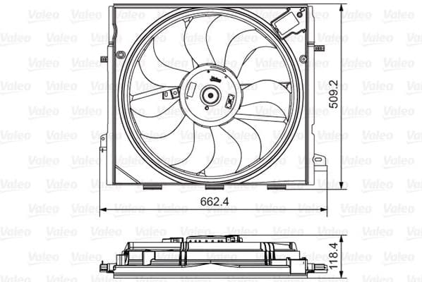Fan, engine cooling 696873 - image 2
