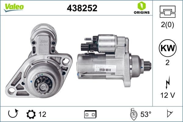 Starter VALEO ORIGINS NEW OE TECHNOLOGY 438252 - image 5