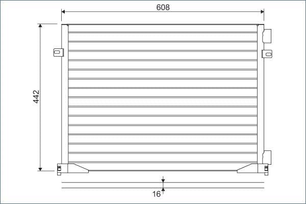 Condenser, air conditioning 817577 - image 2