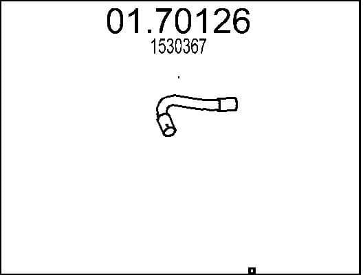 Exhaust Pipe 01.70126