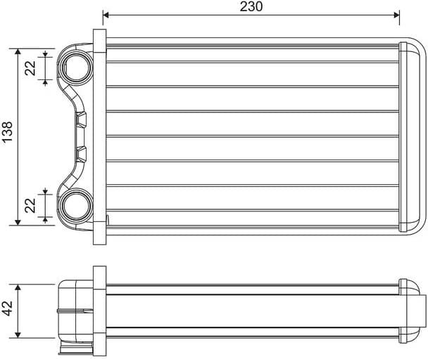 Heat Exchanger, interior heating 812255 - image 2