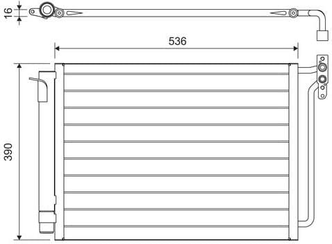 Condenser, air conditioning 817575 - image 2