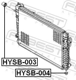 Mounting, radiator HYSB-003 - image 2