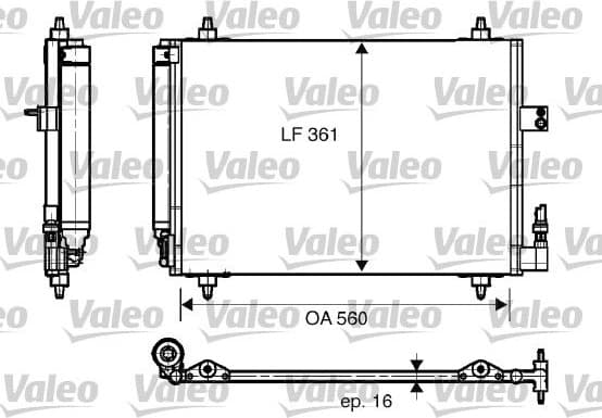 Condenser, air conditioning 817824 - image 2