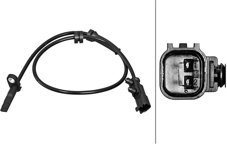 Sensor, wheel speed 6PU 358 217-181