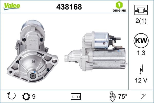 Starter VALEO ORIGINS NEW OE TECHNOLOGY 438168 - image 5