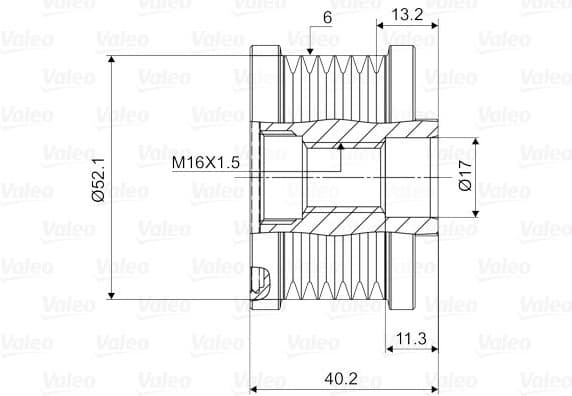 Alternator Freewheel Clutch VALEO NEW SPARE PART 588092 - image 4