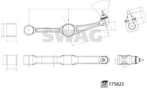 Control/Trailing Arm, wheel suspension 33102986 - image 3