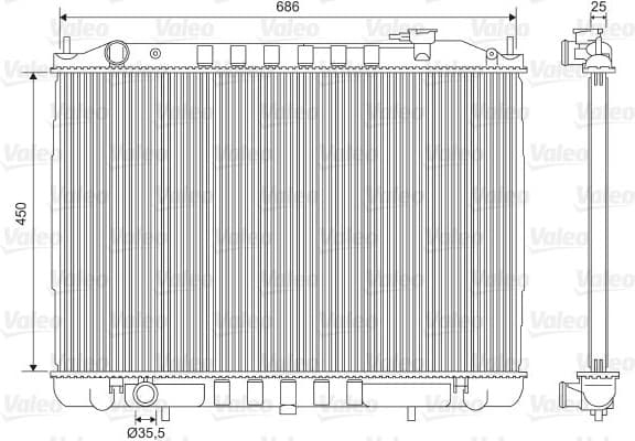 Radiator, engine cooling 701611 - image 2