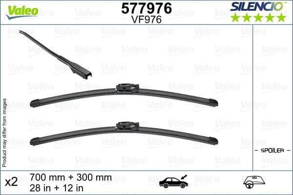 Wiper Blade SILENCIO FLAT BLADE SET 577976 - image 6