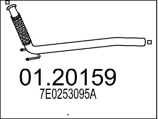 Exhaust Pipe 01.20159