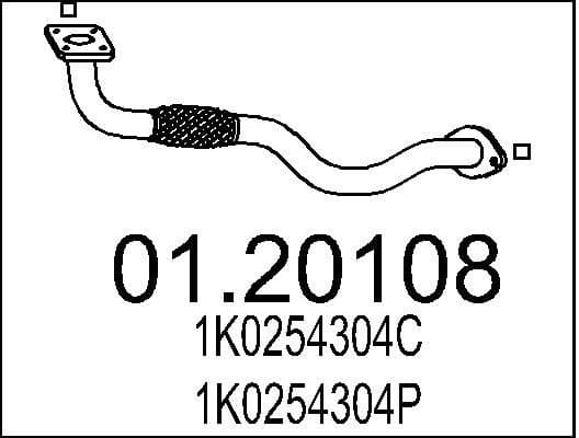 Exhaust Pipe 01.20108