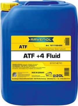 Automatic Transmission Fluid RAVENOL ATF+4® Fluid 1211100-020-01-999