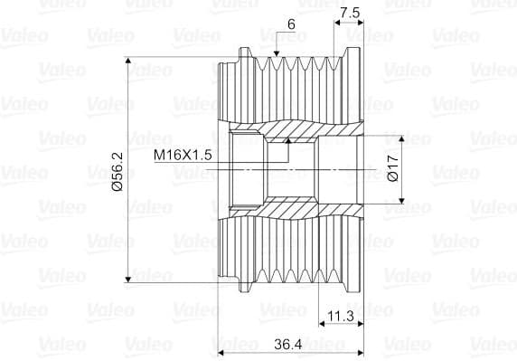 Alternator Freewheel Clutch VALEO NEW SPARE PART 588059 - image 4
