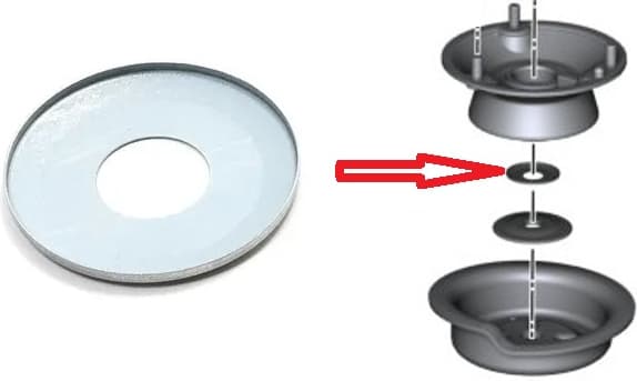 Shock absorber mounting front 31331110196