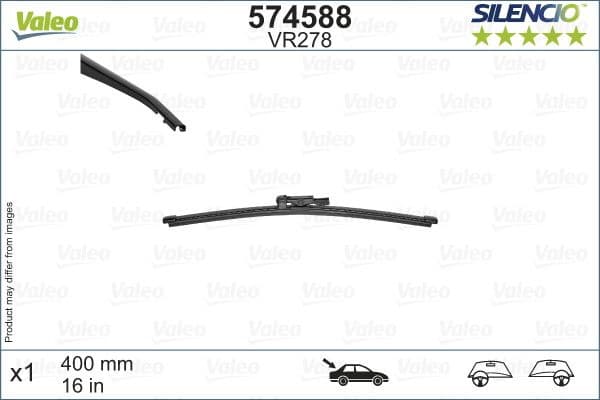 Wiper Blade SILENCIO REAR 574588 - image 6