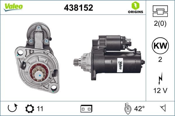 Starter VALEO ORIGINS NEW OE TECHNOLOGY 438152 - image 5