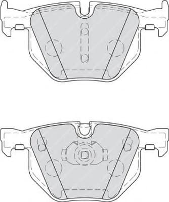 Brake pads rear, Top Quality FDB4067