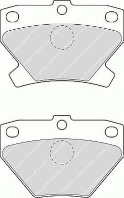 Brake pads rear, Top Quality FDB1395 - image 3