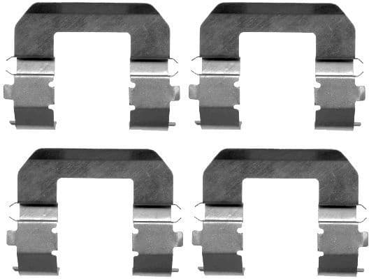 Accessory Kit, disc brake pad 82071600