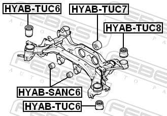 Mounting, differential HYAB-TUC7 - image 2