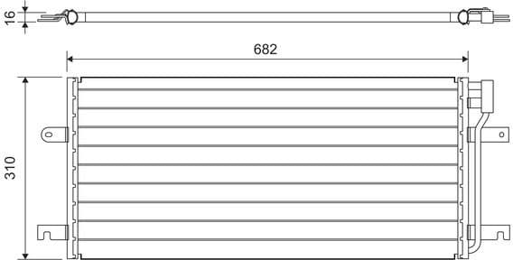 Condenser, air conditioning 814029 - image 2