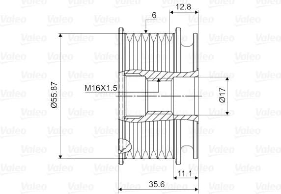 Alternator Freewheel Clutch VALEO NEW SPARE PART 588032 - image 4