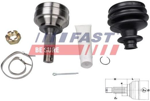 Joint Kit, drive shaft FT25089K