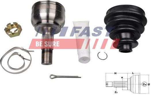 Joint Kit, drive shaft FT25087K