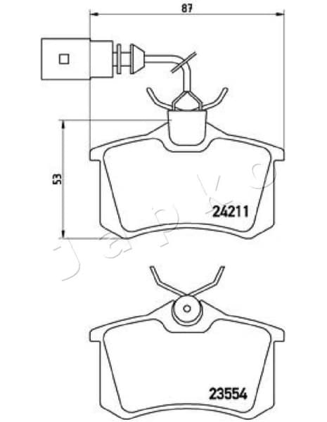 Brake Pad Set, disc brake 510912 - image 2