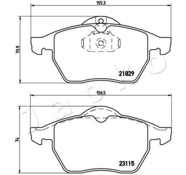 Brake Pad Set, disc brake 500404 - image 2