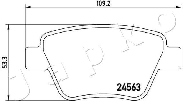 Brake Pad Set, disc brake 510902 - image 2