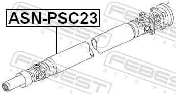 Propshaft, axle drive ASN-PSC23 - image 2