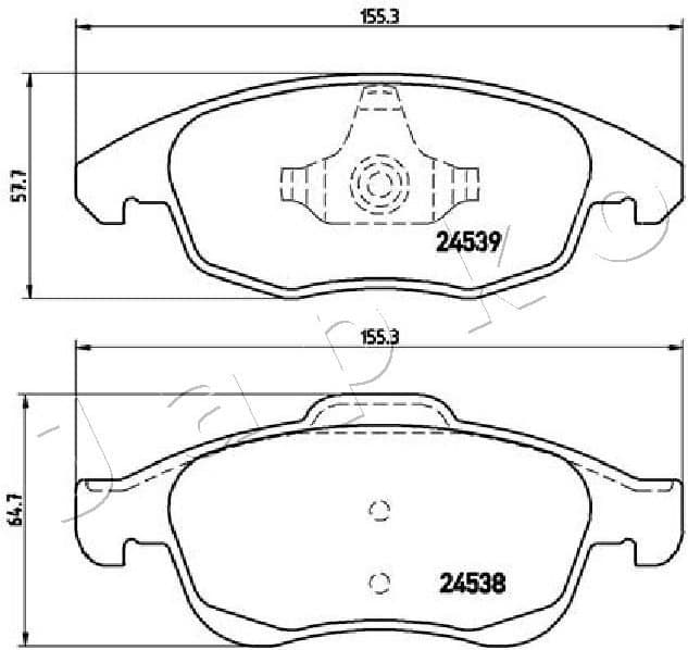 Brake Pad Set, disc brake 500603 - image 2