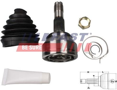 Joint Kit, drive shaft FT25078K