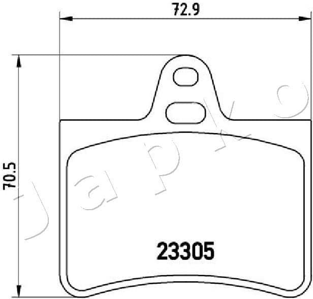 Brake Pad Set, disc brake 510605 - image 2