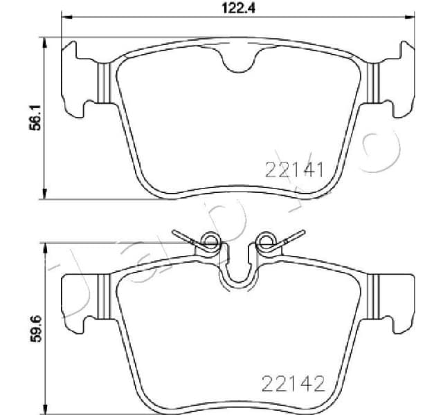 Brake Pad Set, disc brake 510313 - image 2
