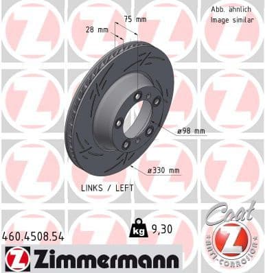 Brake Disc BLACK Z 460.4508.54