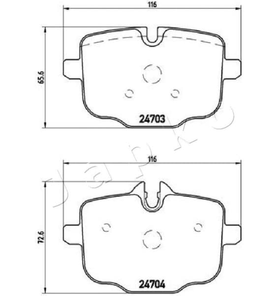 Brake Pad Set, disc brake 510113 - image 2