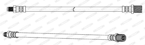 Brake hose front FHY2796-X - image 2