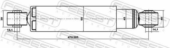 Shock Absorber 17655543R - image 2
