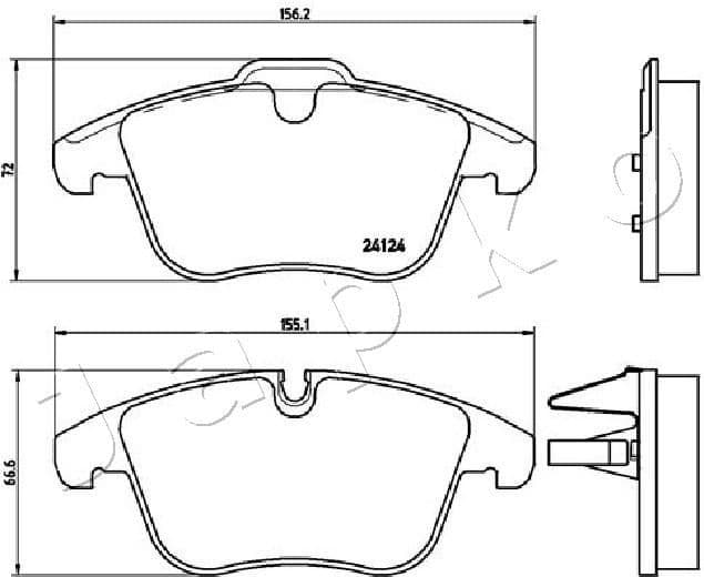 Brake Pad Set, disc brake 500340 - image 2