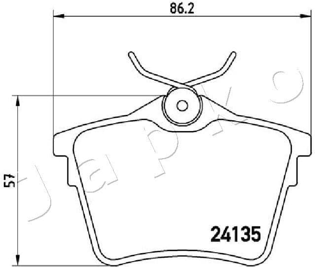 Brake Pad Set, disc brake 510606 - image 2
