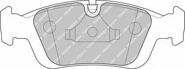 Brake pads front, Top Quality FDB1300 - image 4