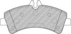 Brake pads rear, Top Quality FVR1779