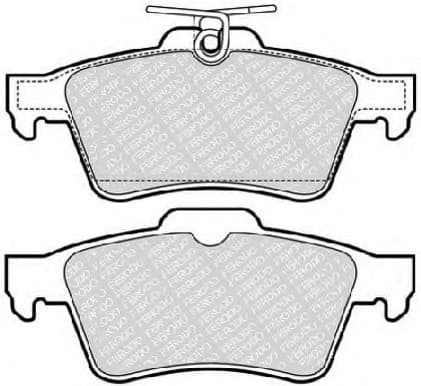 Brake pads rear, Top Quality FDB1766 - image 4