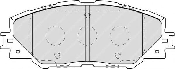 Brake pads front, Top Quality FDB4136 - image 3