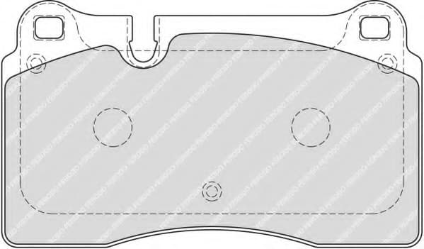Brake pads front, Top Quality FDB1877