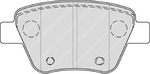 Brake pads rear, Top Quality FDB4316 - image 3