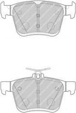 Brake pads rear, Top Quality FDB4434